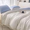 Summer Cool Ice Silk Solid Color Duvet Cover Size Twin/Full/Queen/King
