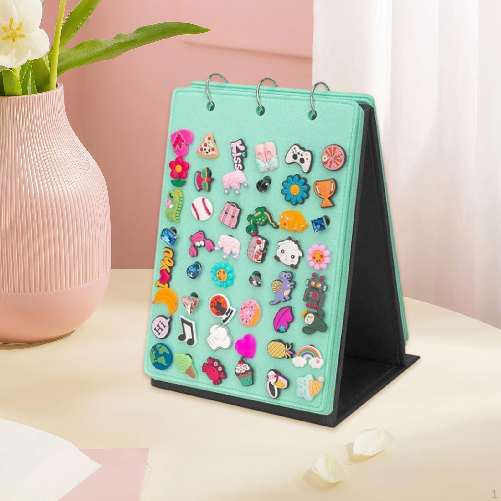 

Органайзер для шармов для обуви, страницы для демонстрации, с 5 съемными практичными и портативными. зелёный