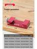 Steel Ruler Positioning Block – Aluminum Alloy Scribing Limiter for Woodworking and Marking.