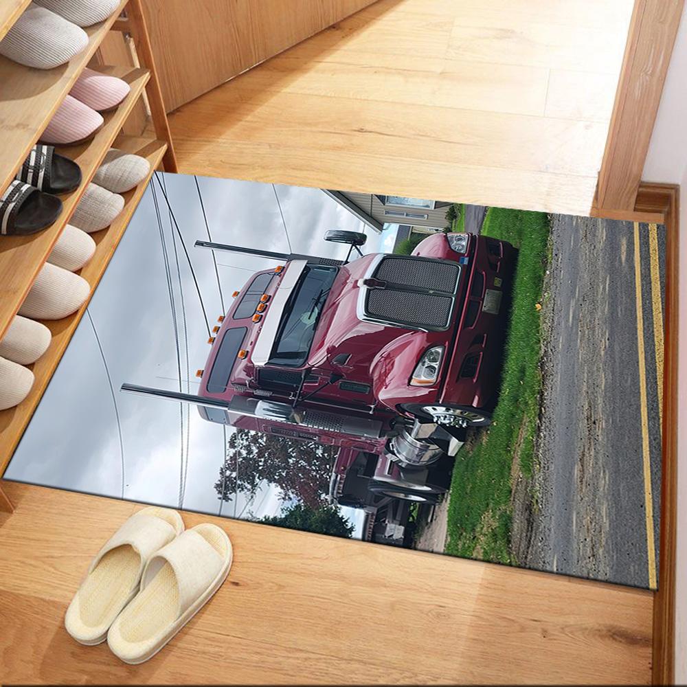 Kw Heavy Trucks Carpet Design For Kitchen Entryway Bedrooms Dormitory Antislip Carpet Office Home Decor Birthdaychristmas Gift