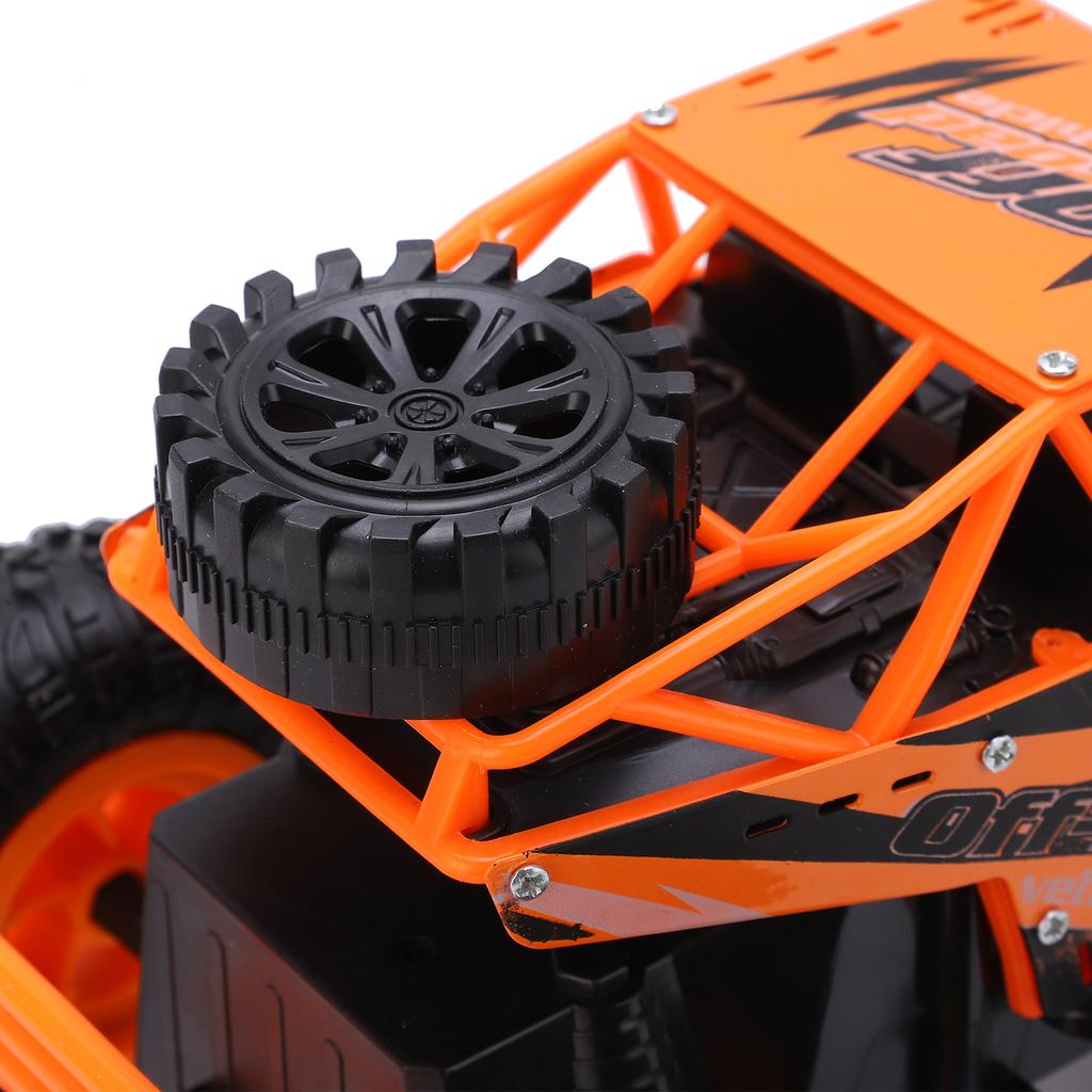 2.4G 1:16 Alloy Climlbing Car Remote Control OffLoad Model Car Children Electric Car Toy(Orange )