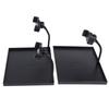 Microphone Stand Sound Card Tray 1 Set Sturdy Plastic Bracket Easy Install for Live Streaming Vlogging Online Class