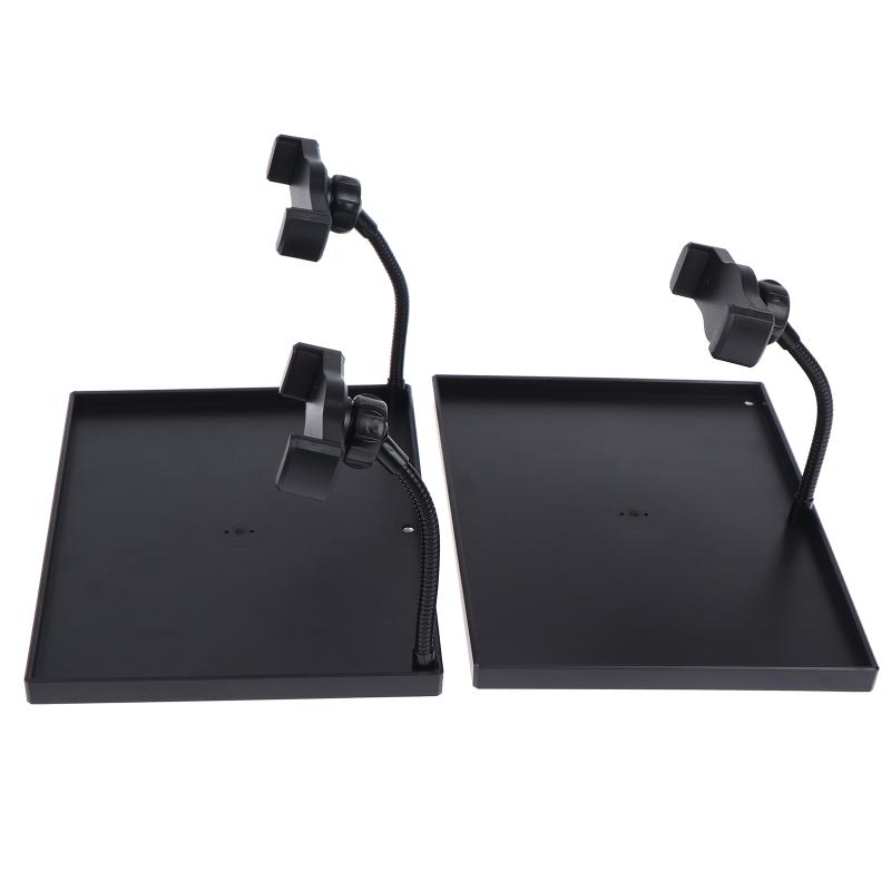 Microphone Stand Sound Card Tray 1 Set Sturdy Plastic Bracket Easy Install for Live Streaming Vlogging Online Class