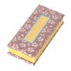 3.5-inch Memorial Book with Hiyori Pattern and Convenient Dates (10.5cm X 5cm), Light Purple