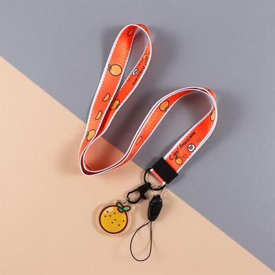 Neck Rope Neck Strap USB Badge Holder Long Lanyard Cell Phone Lanyard Mobile Phone Straps Keychain Lanyards Fruit Lanyard