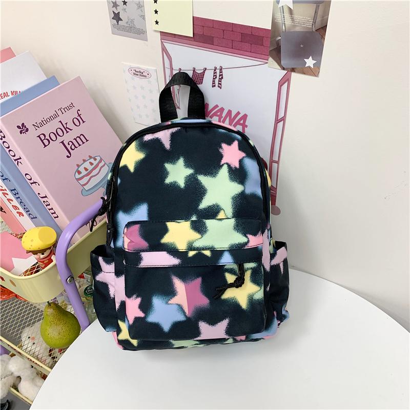 School Bag Women's Backpack Color Rainbow Backpack