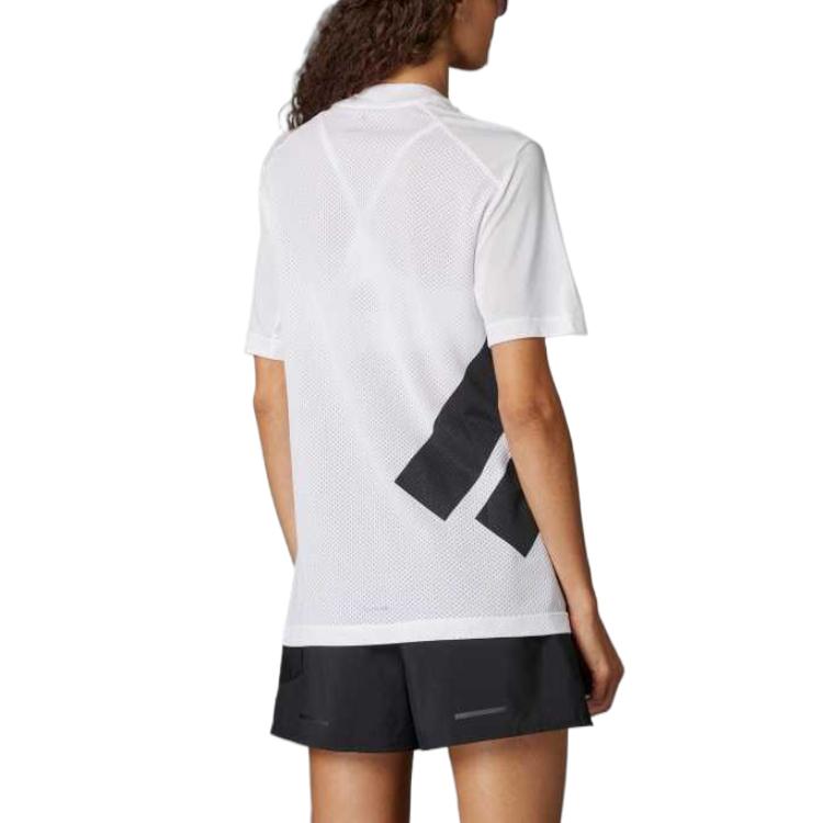 Adidas Climacool Soft Comfortable Moisture-Wicking Breathable Short Sleeve T-Shirt Women Tops White JN8140