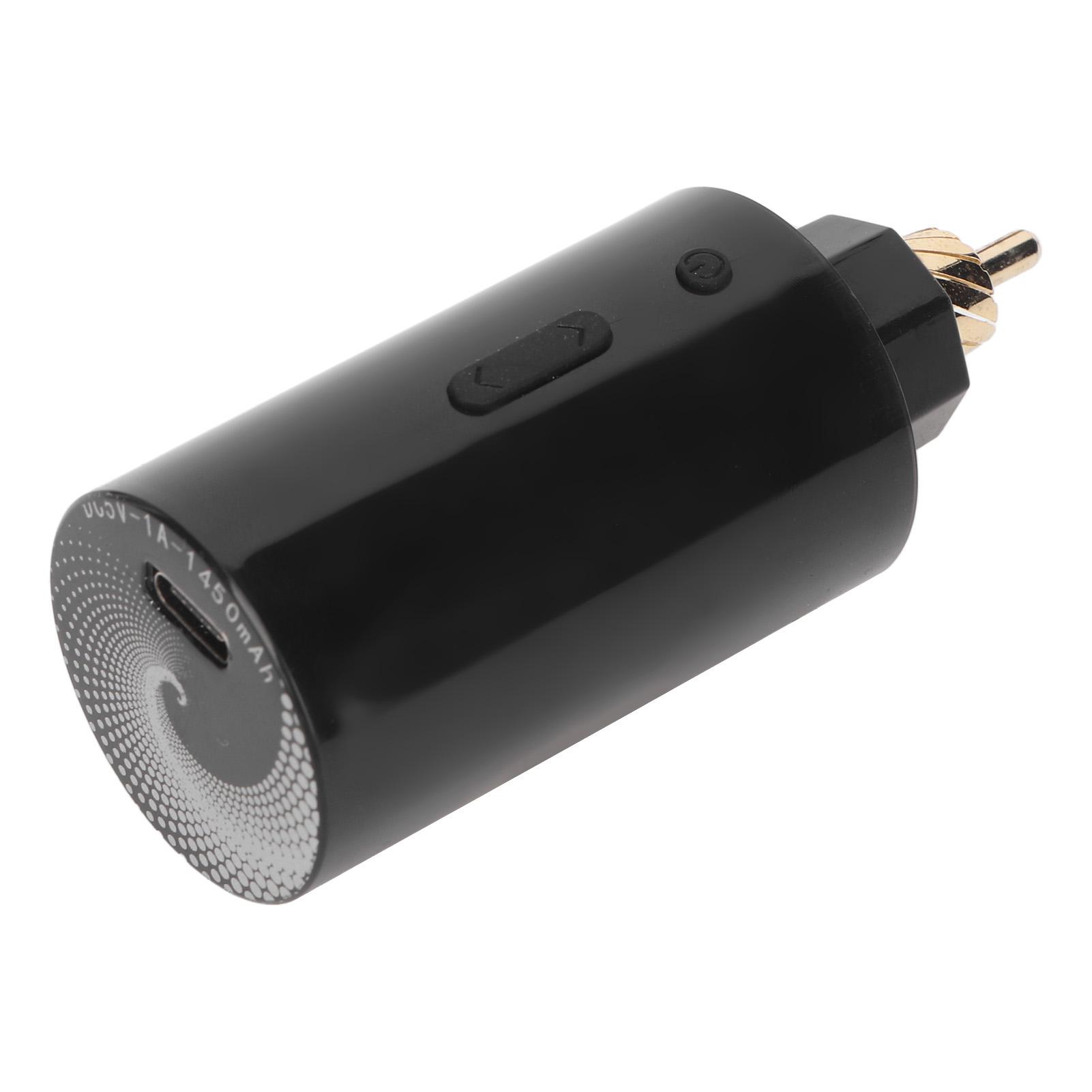 

Беспроводной блок питания для тату RCA-интерфейс 1450 мАч ЖК-экран Аккумулятор для тату-машинки с возможностью подзарядки