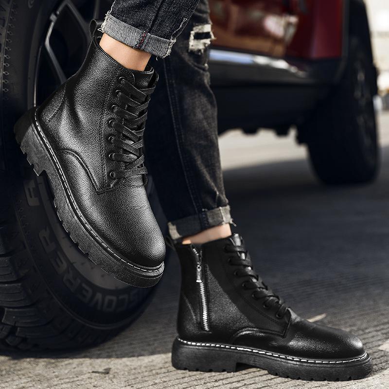Fashion Men Winter Sneakers Casual Bota Coturnos Masculino Motorcycle Boots Male Warm Waterproof Boots Platform Shoes Boots54