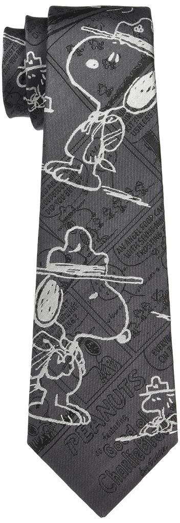 Peanuts Snoopy Tie PNDW0271 Gray SNOOPY Business Brand Tie Gift