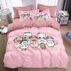 Piggy Duvet Cover Pillowcase Bedding Set BoyGirl Bedroom Decoration Children-Gift Single Double Large SizeZip Duvet Cover