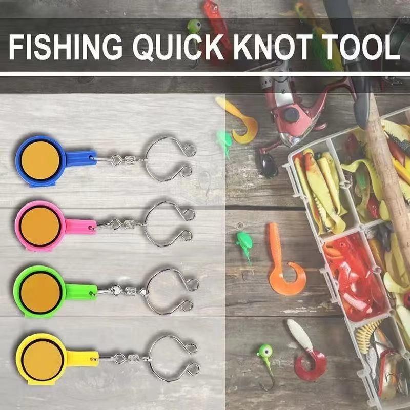 2PCS Fishing Knot Tying Tool, Multifunctional Fly Fshing Nippers, Quick & Easy Fly Fishing Accessories Fishing Gear And Equipment For Tying Fishing Li