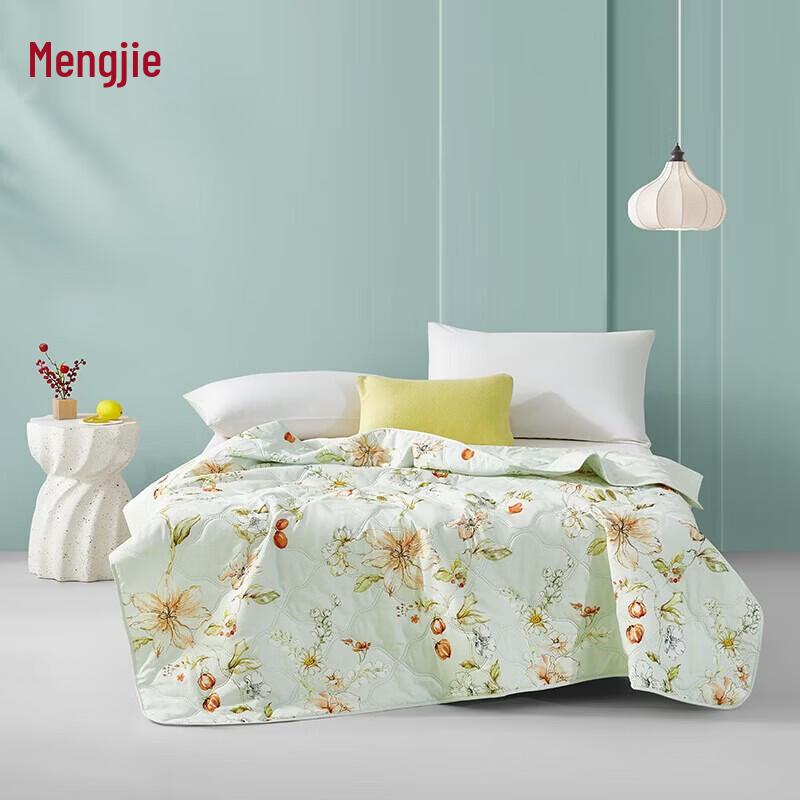 Mengjie Pomegranate Blossoms Ultrasonic Printed Quilt