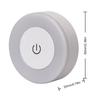 Energy Saving Led Touch Sensor Night Lights USB Rechargeable Magnetic Wall Light Room Aisle Bedroom Round Portable Night Lamp