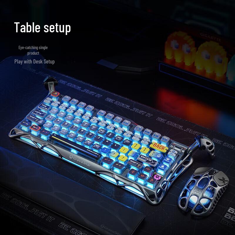 GravaStar Breakout 75 Triple-Mode Gaming Mechanical Keyboard