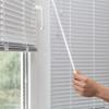 6 Pezzi Bacchetta per Tende a Rullo Bastone per Tende Finestra Accessori Tende Verticali Parti di Ricambio Bacchetta Inclinabile in Plastica Trasparente Gancio Presa Fai da Te Uso Domestico
