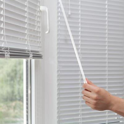6Pcs Blind Wand Window Curtain Rod Vertical Blind Accessories Clear Plastic Tilt Rod Replacement Parts Hook Grip DIY Home Use
