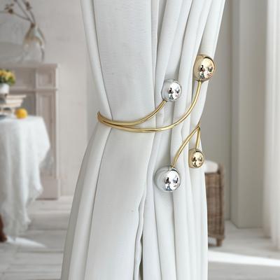 1pcs Vintage Curtain Tiebacks, Metal Holdbacks for Bedroom & Living Room Decor