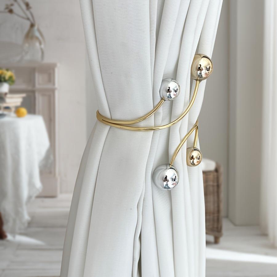 1pcs Vintage Curtain Tiebacks, Metal Holdbacks for Bedroom & Living Room Decor
