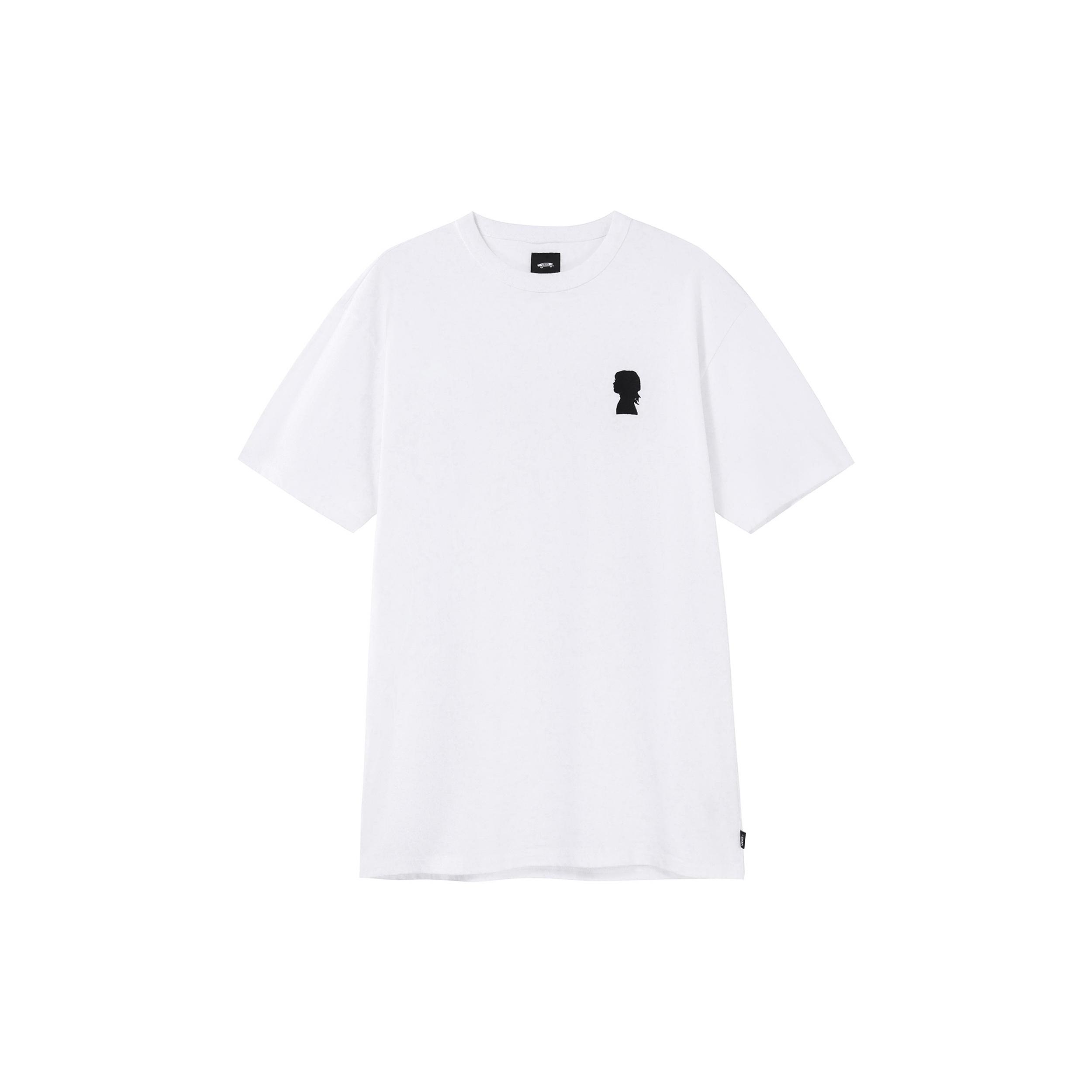 Vans Men s x Jim Goldberg Small Silhouette Embroidery Short Sleeve White VN0A4RT9WHT XL