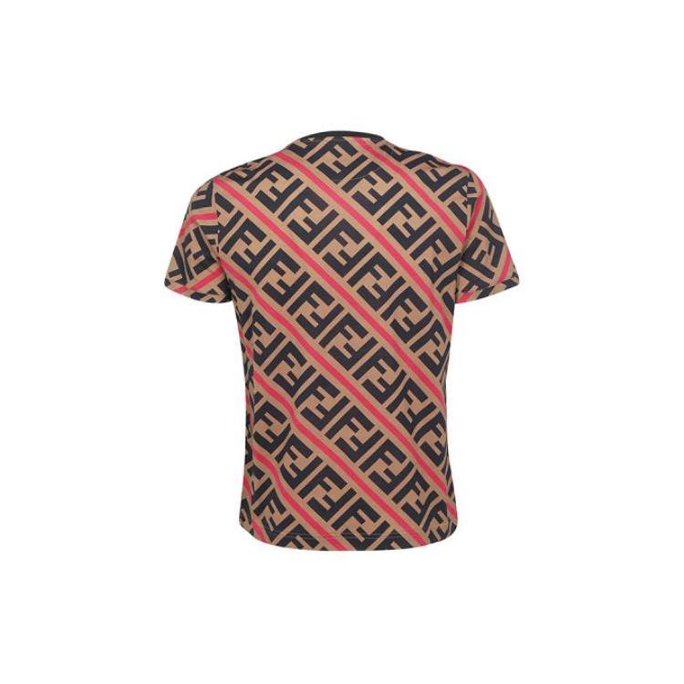 FENDI Ff Monogram Printed T shirt FY0894A7A8F13J8