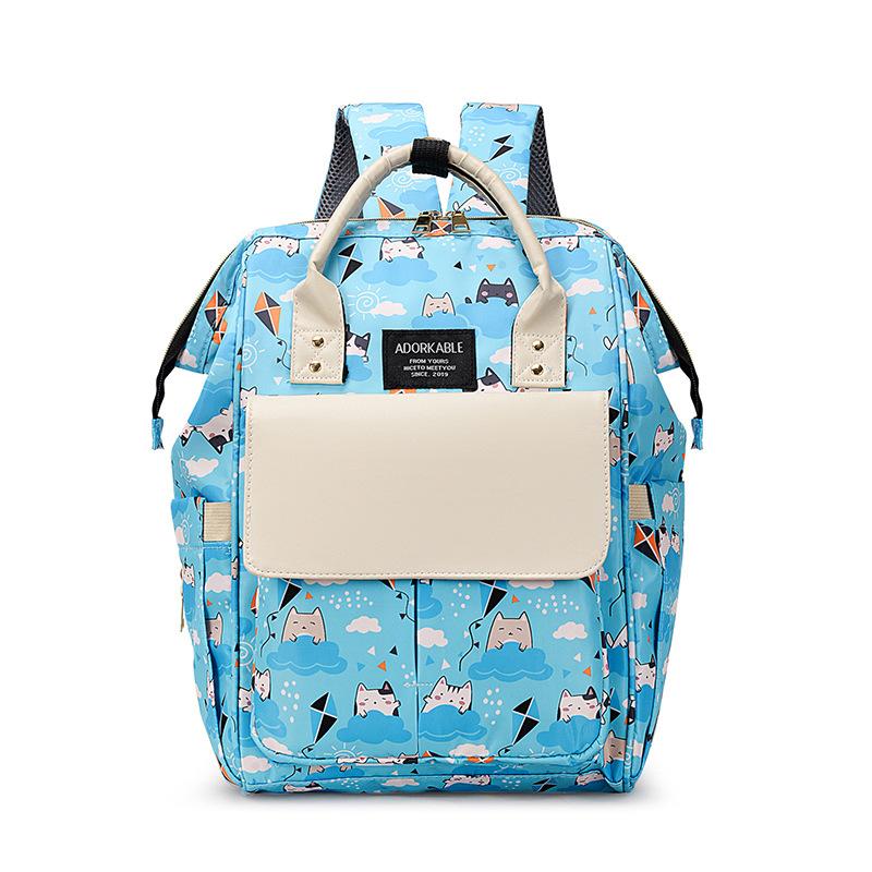 Schoolbag Mommy bag Maternal and infant bag Bao Ma takes the baby out backpack Casual backpack Large capacity Pregnancy and labor portable backpack