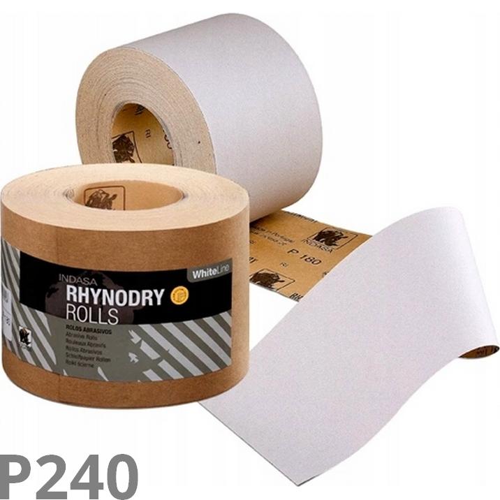 Super Merchant Schuurpapier Op Rol Indasa Rhynodry White Line P240 | Rol 115mm X 50M