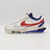 DQ0581-100 Sacai Nike Zoom Cortez White University Red Blue Light Cream (Men's)