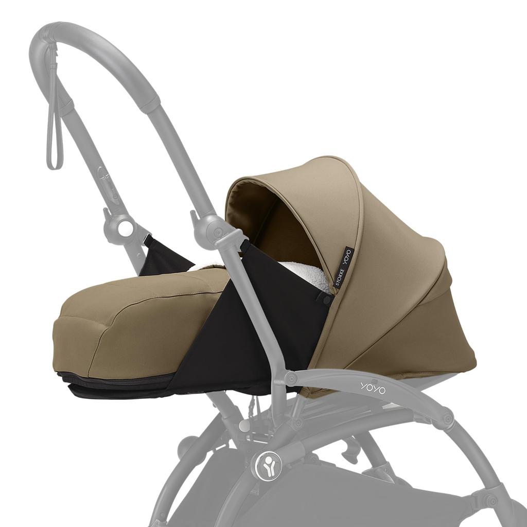 Stokke YOYO Stroller Accessories Newborn Pack for Newborns (0-6 Months) (A-Type, Toffee) (Sold Separately)