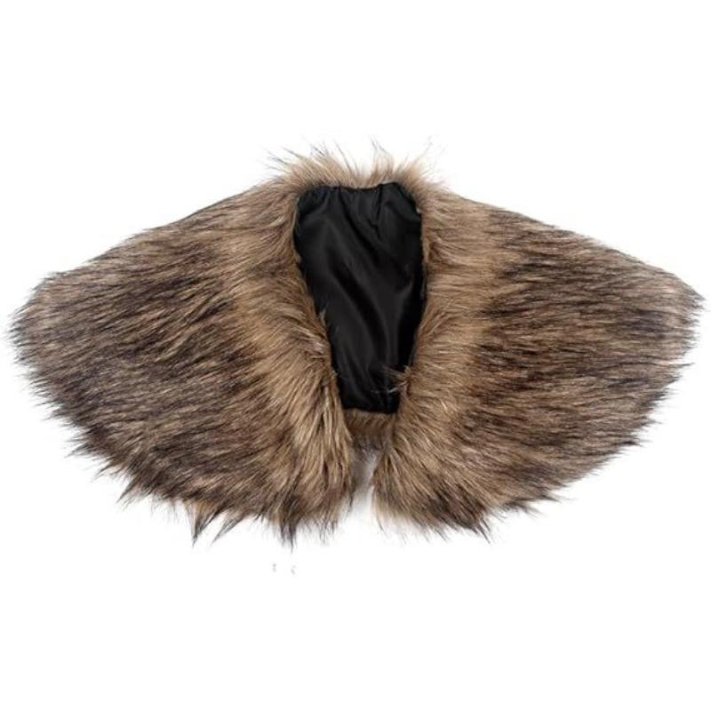 Viking Fur Cape Medieval Fur Shawl