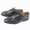 Mckay Construction All Leather Made in Italy Wingtip Business Shoes Black size 9.5 27.5-28.5 Men's(USED)
