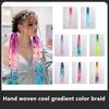 Lantern Braid Bubble Jumbo Braid Colorful Braided Ponytails Natural Twist Braid Bulk  for Women