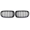 Gloss Black Car Grille Grill Front Kidney 2 Line Double Slat For BMW X5 F15 X6 F16 X5M F85 X6M F86 2014-2018 Car Accessories
