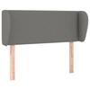 VidaXL Headboard with Ears Dark Grey 103x23x78-88 Cm Fabric3116995