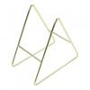 Silver Coaster Holder Stand Rack Dish Triangle Coasters