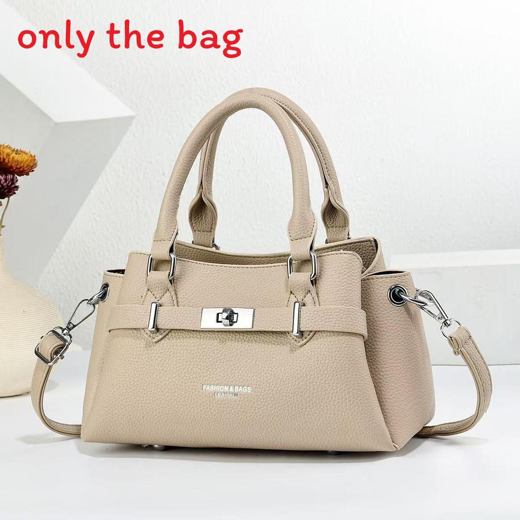 Pu Material Handbag For Casual Travel With Zipper Closure And Inner Pocket