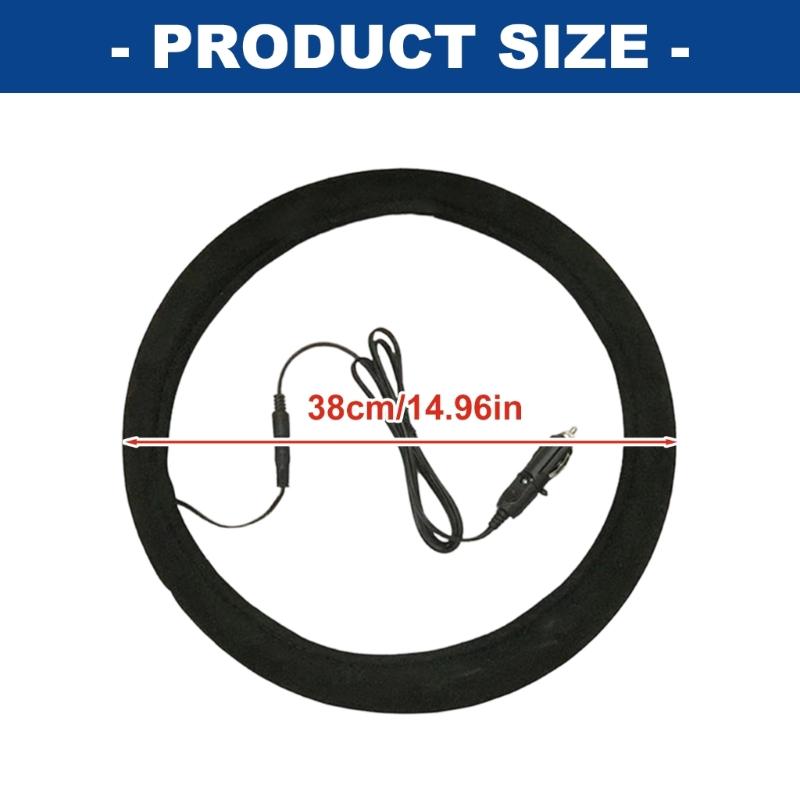 User Friendly Car Heating Steering Wheel Cover Modifiable Temperature for Car