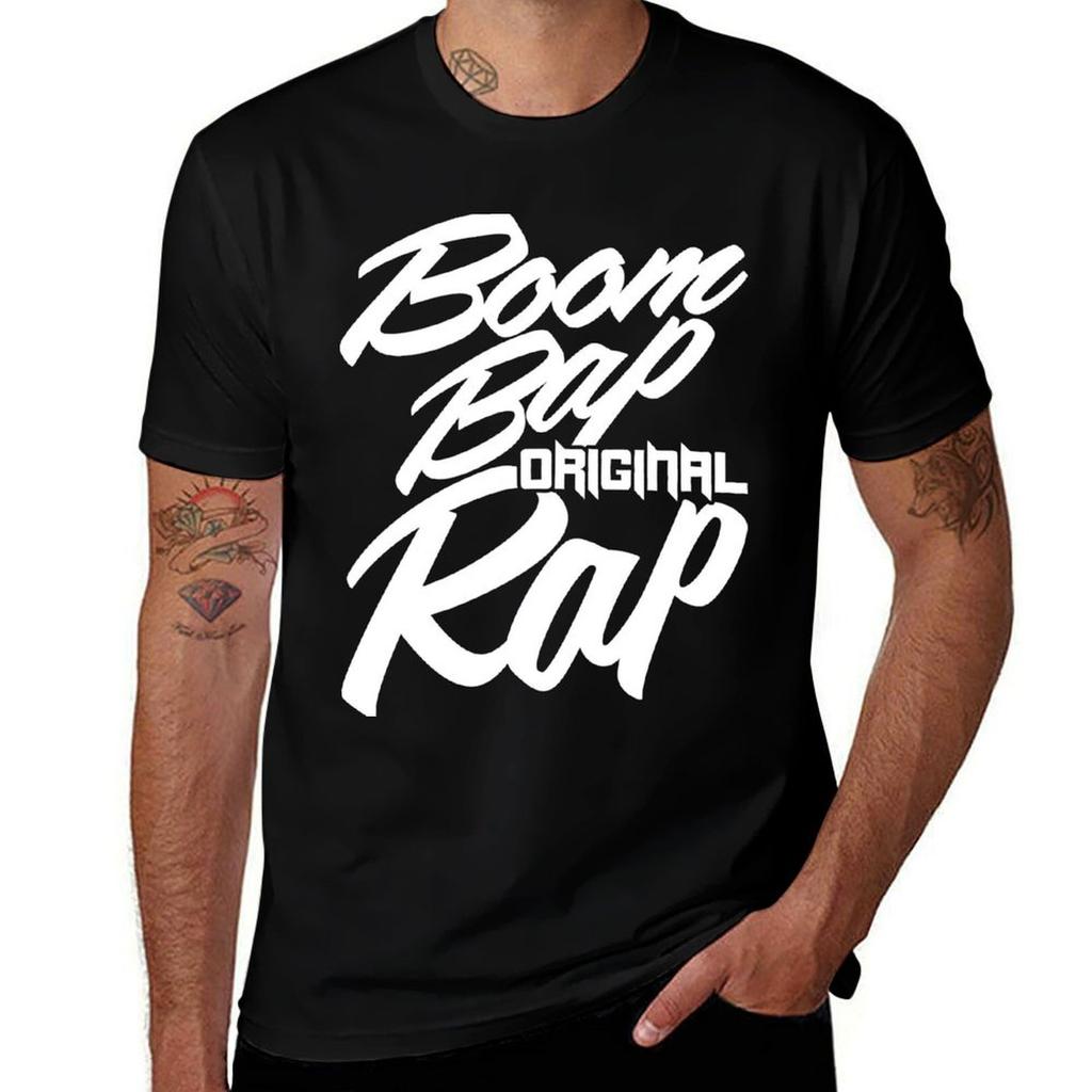 Boom Bap Original Rap TShirt Man T Shirt Cotton High Quality Cotton T Shirt Man TShirt