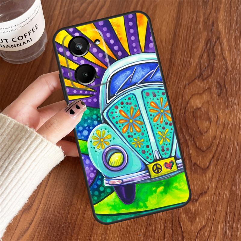 Hippy Hippie Psychedelic Art Peace For Realme 15 Pro GT7 GT6 10 11 12 13 14 Pro Plus C75 C71 C65 C63 C61 C53 C67 C35 C55 Case