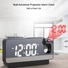 Advanced Digital Alarm Clock with 180 Degree Ceiling Projector and LED Display Perfect for Bedroom and Office Use