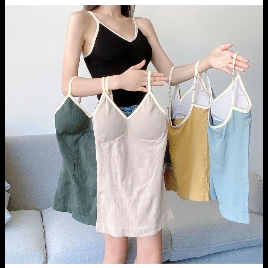 Vest Seamless Sexy Bra Large U Back Bra Bottomed Suspender Vest Underwear Female