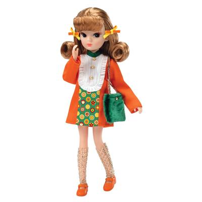 Takara Tomy Doll Retro Rika Tangerine Lips Tomy 100th Anniversary Play Toy Ages Licca-chan (Takara Product) Dress-up 3+