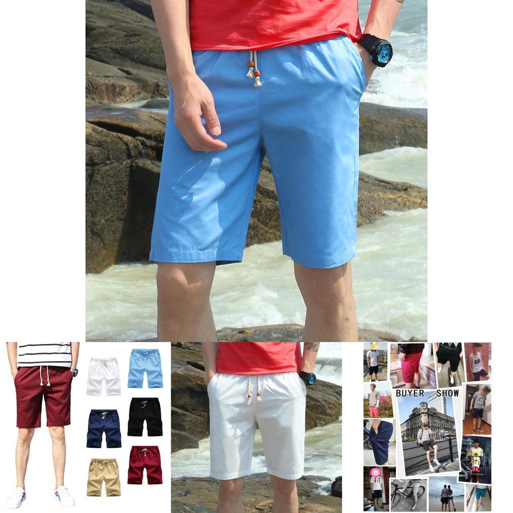 2018 Summer New Youth Mens Casual Japanese Midrise Microelastic Shorts With Comfortable Cotton Blend Fabric