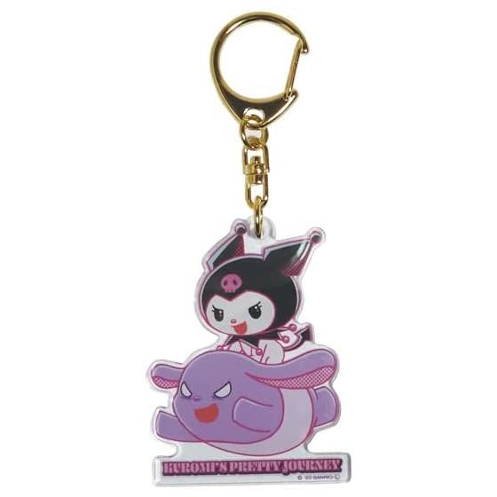 Watanabe Kuromi x Baku Short Anime Design Acrylic Keychain Approx. 46x60mm Acrylic/Iron