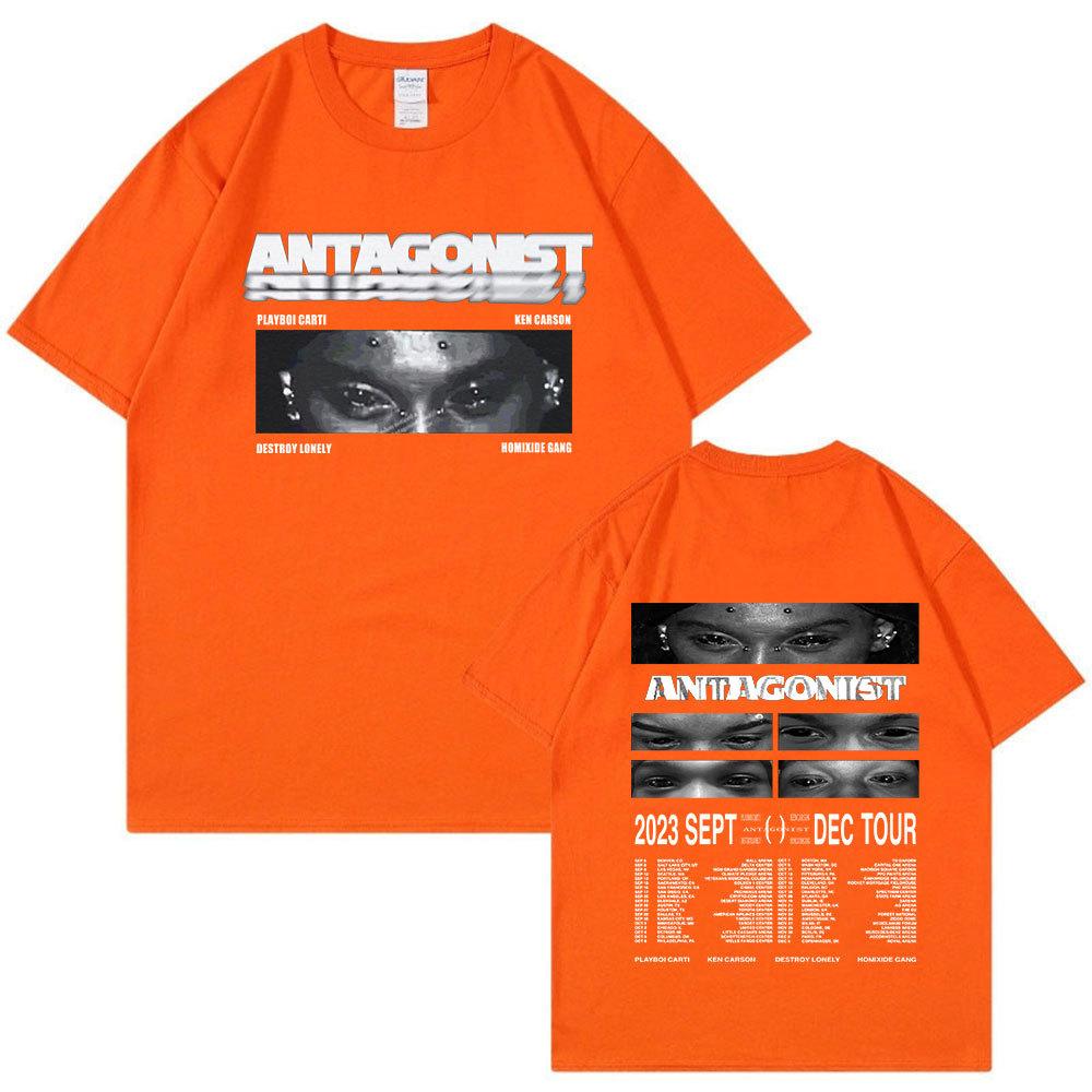 European Print Cotton T-Shirt Men'S And Women'S Street Trend T-Shirt