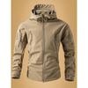 Mens Softshell Tactical Jacket Windproof Warm Fleece Lined Outdoor Hiking Coat
