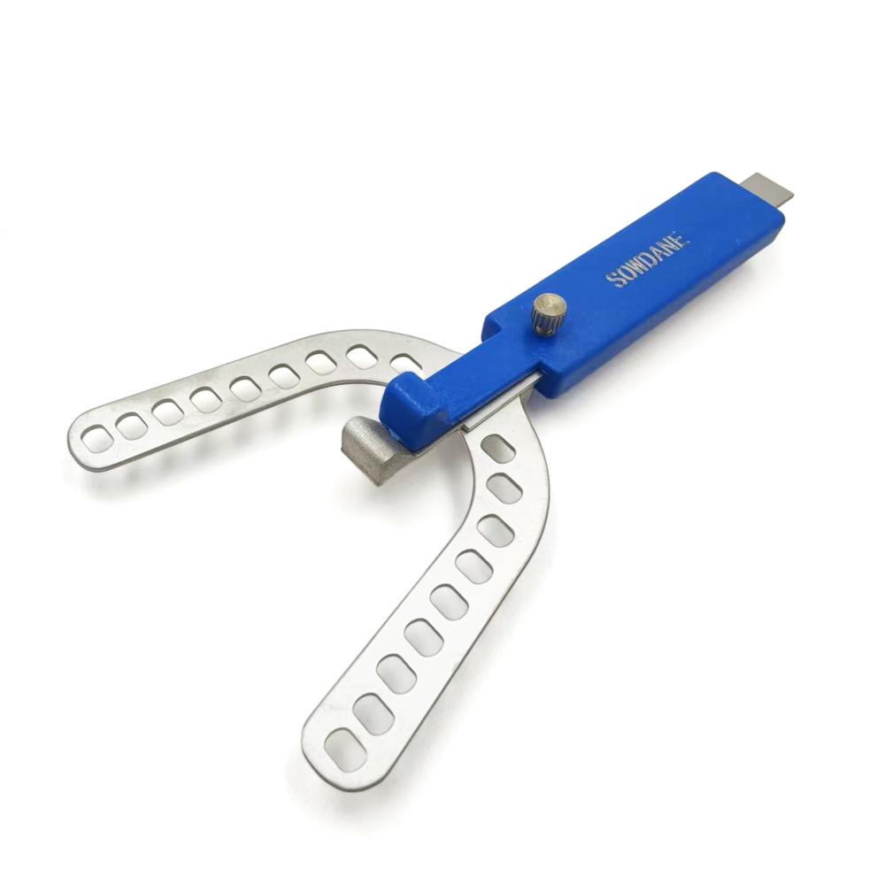 Dental Oral Centric Tray Set Impression Trays ProGauge for Bite Recording 2mm/3mm/5mmDenture Repair Occlusal Record Articulator