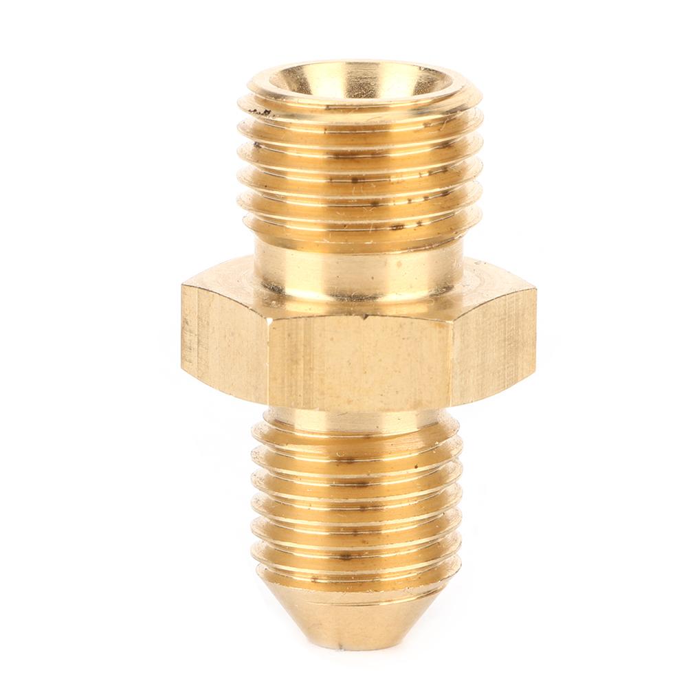 UNF Male To AN4 1 2 20 Male Brass Fitting Adapter Connector for Oil Water Gas 4mm   0.2in Hole