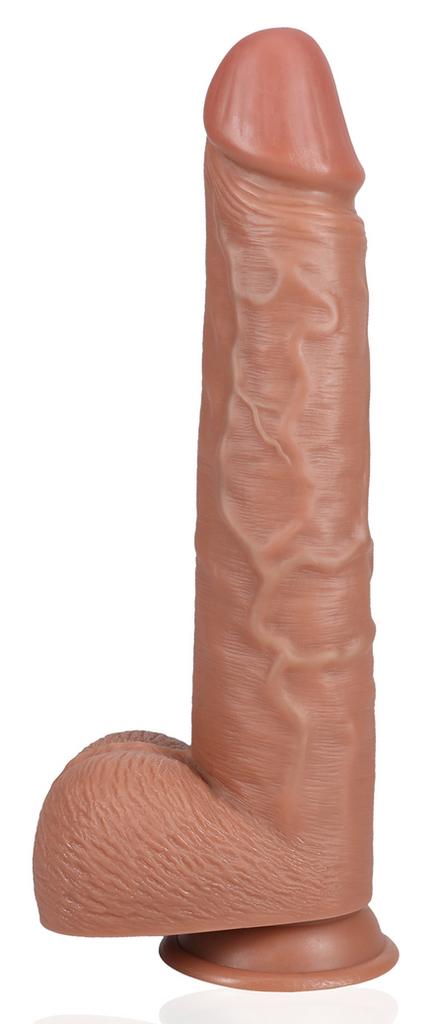 Extra Long Dildo 29 X 7cm Brown