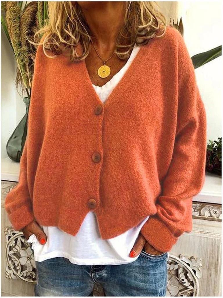 Women's Autumn/Winter Casual Loose Knitted Cardigan Sweater